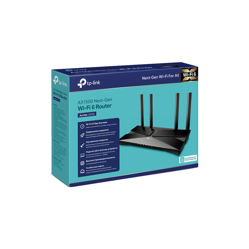 Маршрутизатор TP-Link ARCHER-AX10 - зображення 4