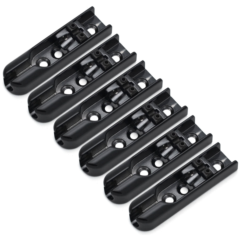 Бридж для гітари Paxphil BB216 Black - зображення 1