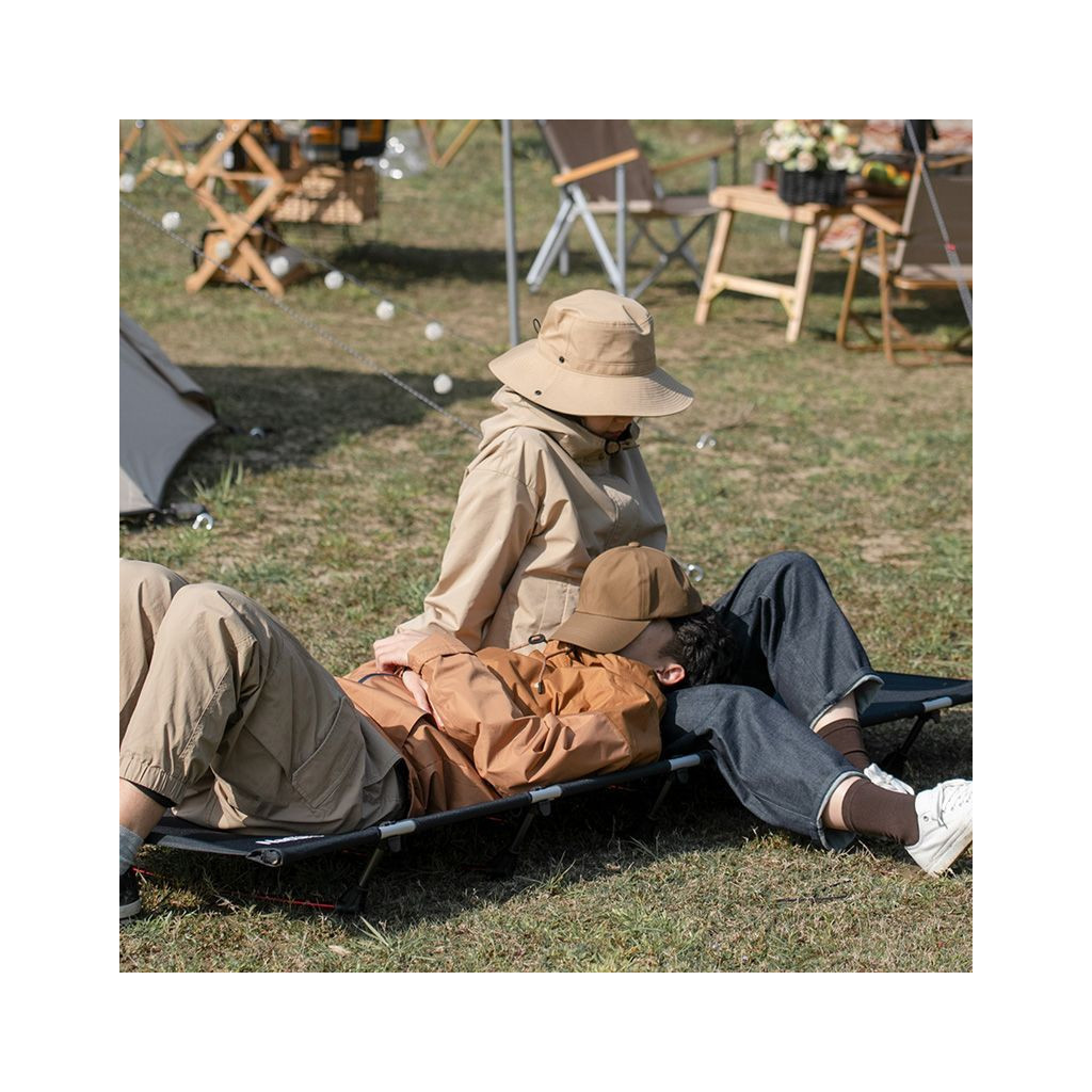 Розкладачка Naturehike XJC05 NH20JJ001 Поліестер Oxford / алюміній зелений (6927595777428) - зображення 4