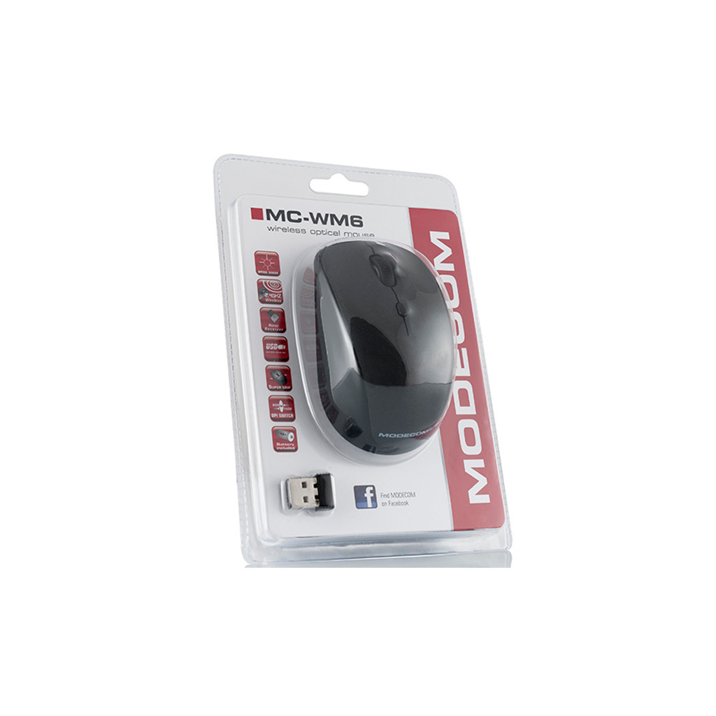 Мишка Modecom MC-WM6 BLACK (M-MC-0WM6-100) - зображення 5