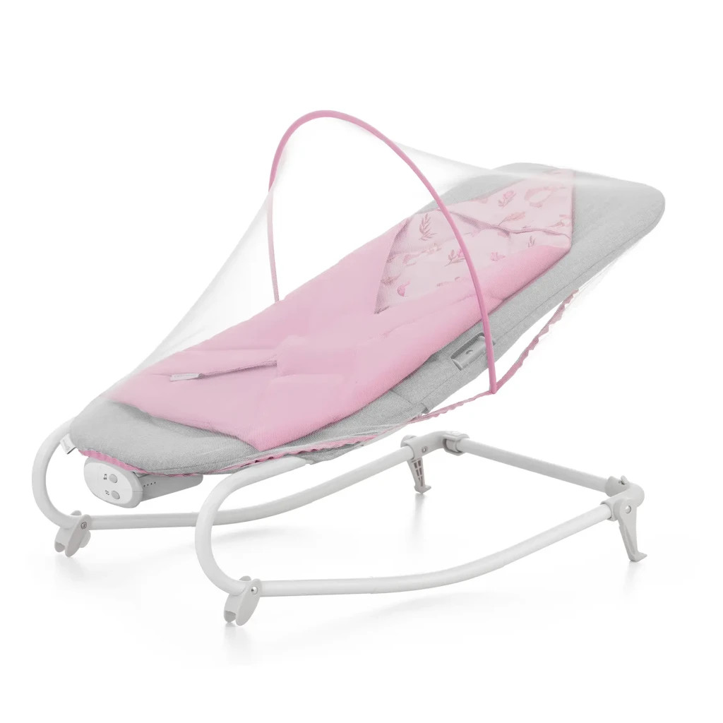 Крісло-гойдалка Kinderkraft шезлонг Felio 2 Peony Rose (5902533921096) - зображення 2