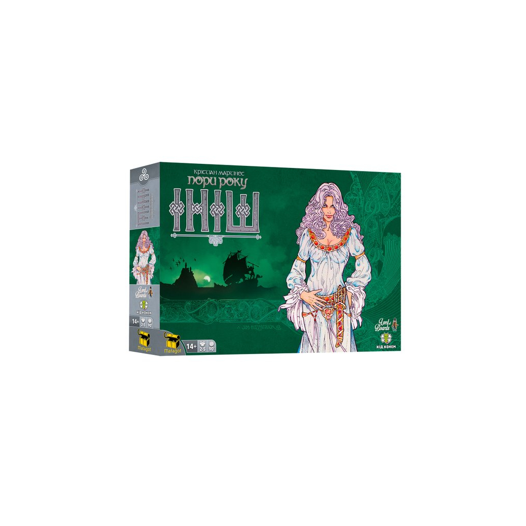 Настільна гра Lords of Boards Ініш. Пори року (доповнення), українська (LOB2108UK) - зображення 1