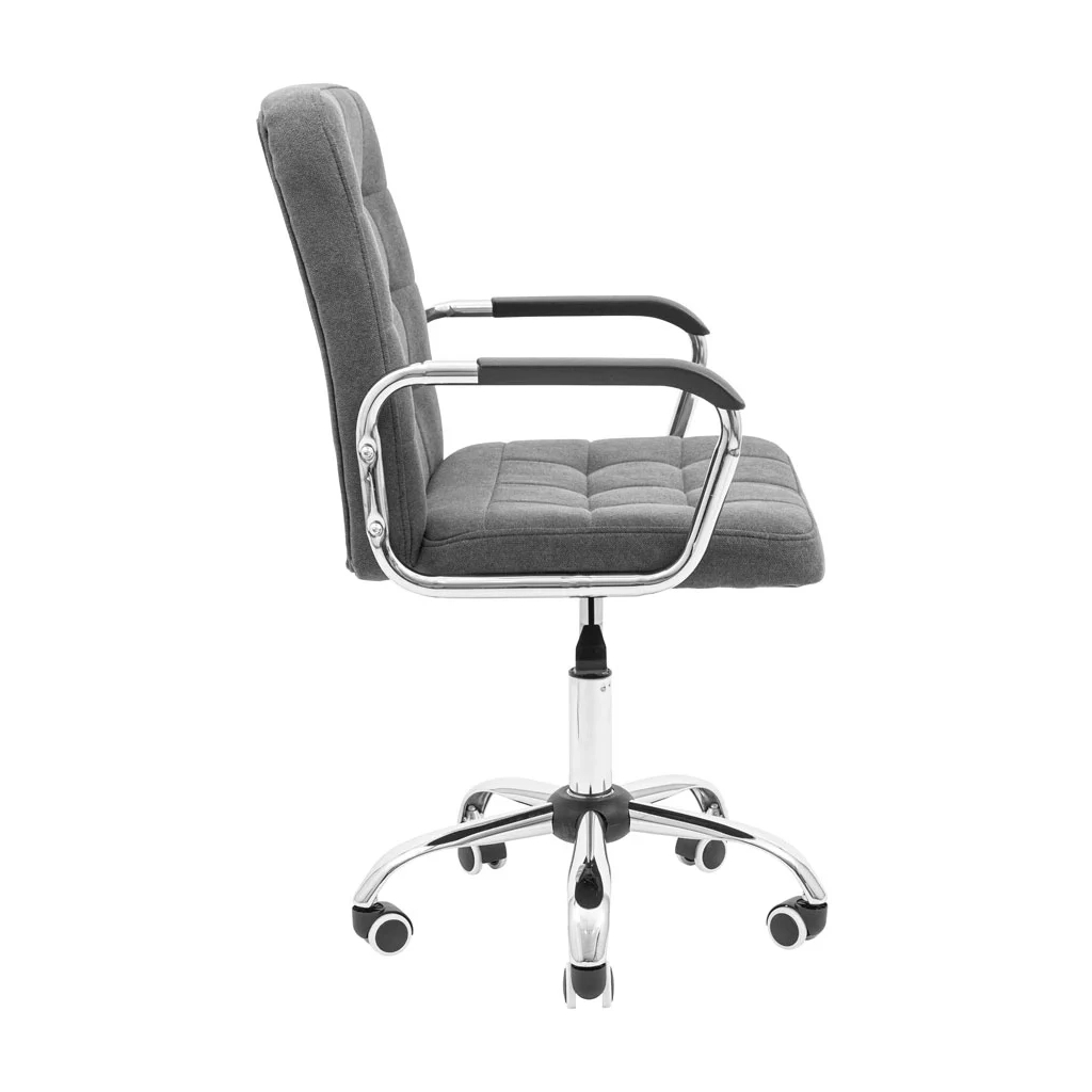 Офісне крісло Richman Брукс Хром Піастра Темно-сіре (ADD0002751) - зображення 3