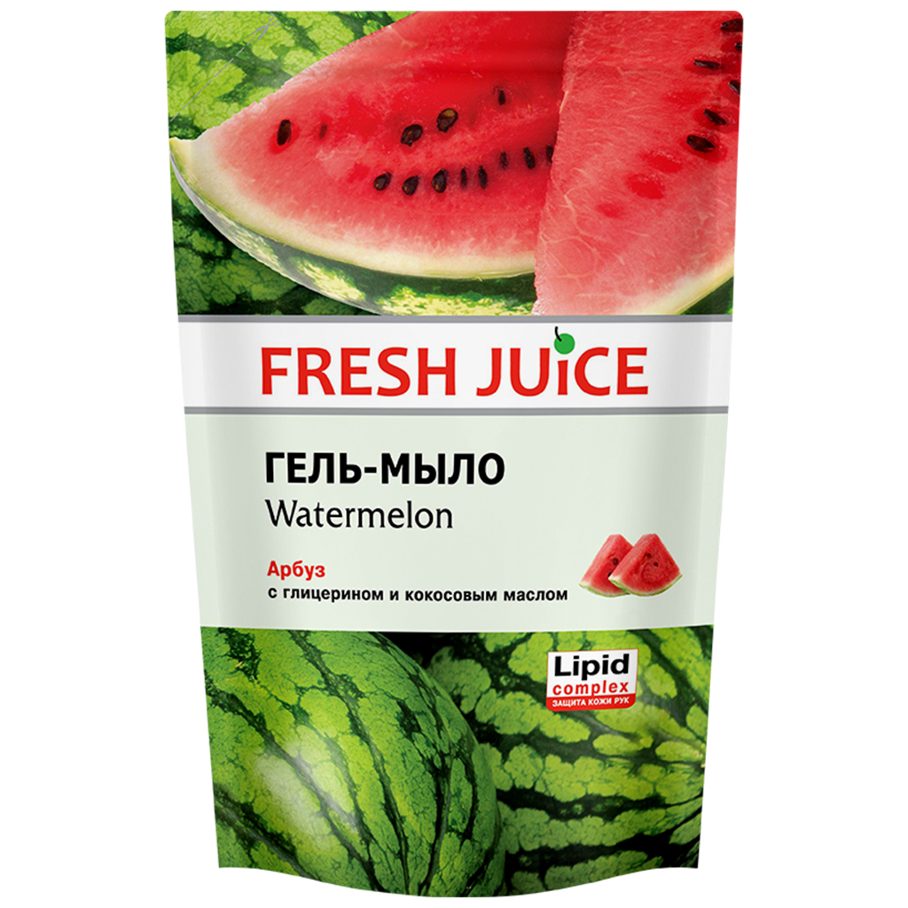 Рідке мило Fresh Juice Watermelon дой-пак 460 мл (4823015913273) - зображення 1