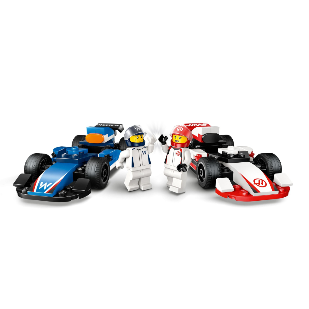 Конструктор LEGO City Автомобілі для перегонів F1 команд Williams Racing та Haas F1 (60464) - зображення 4