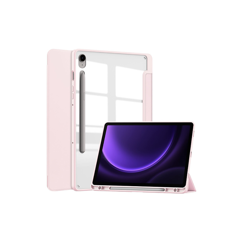 Чохол до планшета BeCover Soft Edge stylus holder Samsung Tab S9 (SM-X710/SM-X716)/S9 FE (SM-X510/SM-X516B) 11.0" Pink (710442) - зображення 2