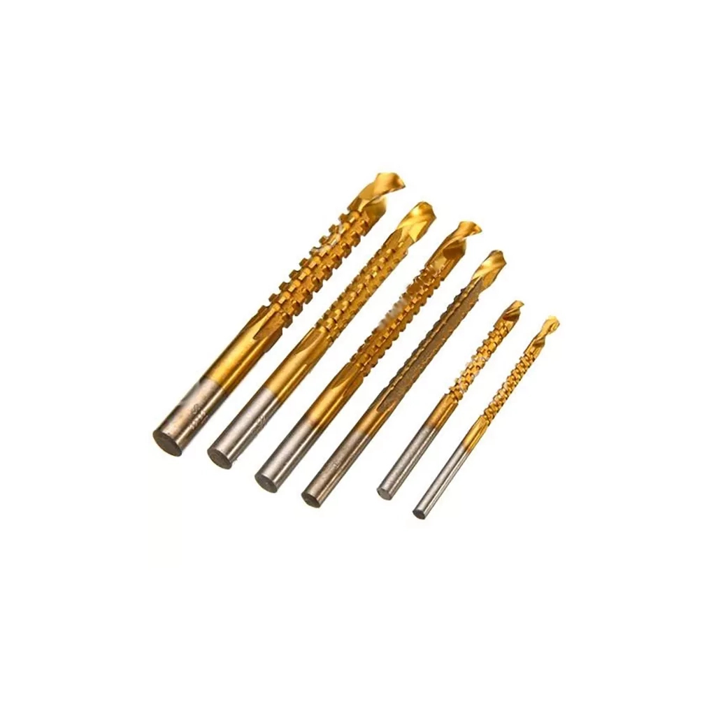 Набір свердл Werk фрезерних 6 шт.(3, 4, 5, 6, 6.5, 8 мм) 2039712 (107752) - зображення 1