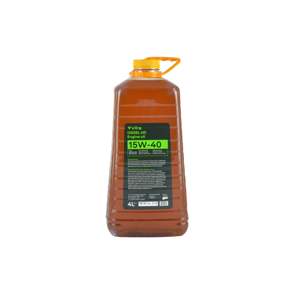 Моторна олива VIRA Super 15W-40 4 л (VI0372) - зображення 1
