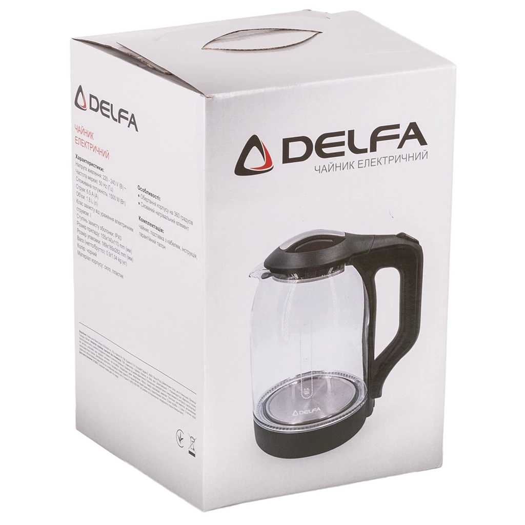 Електрочайник Delfa DK 2650 X - зображення 6