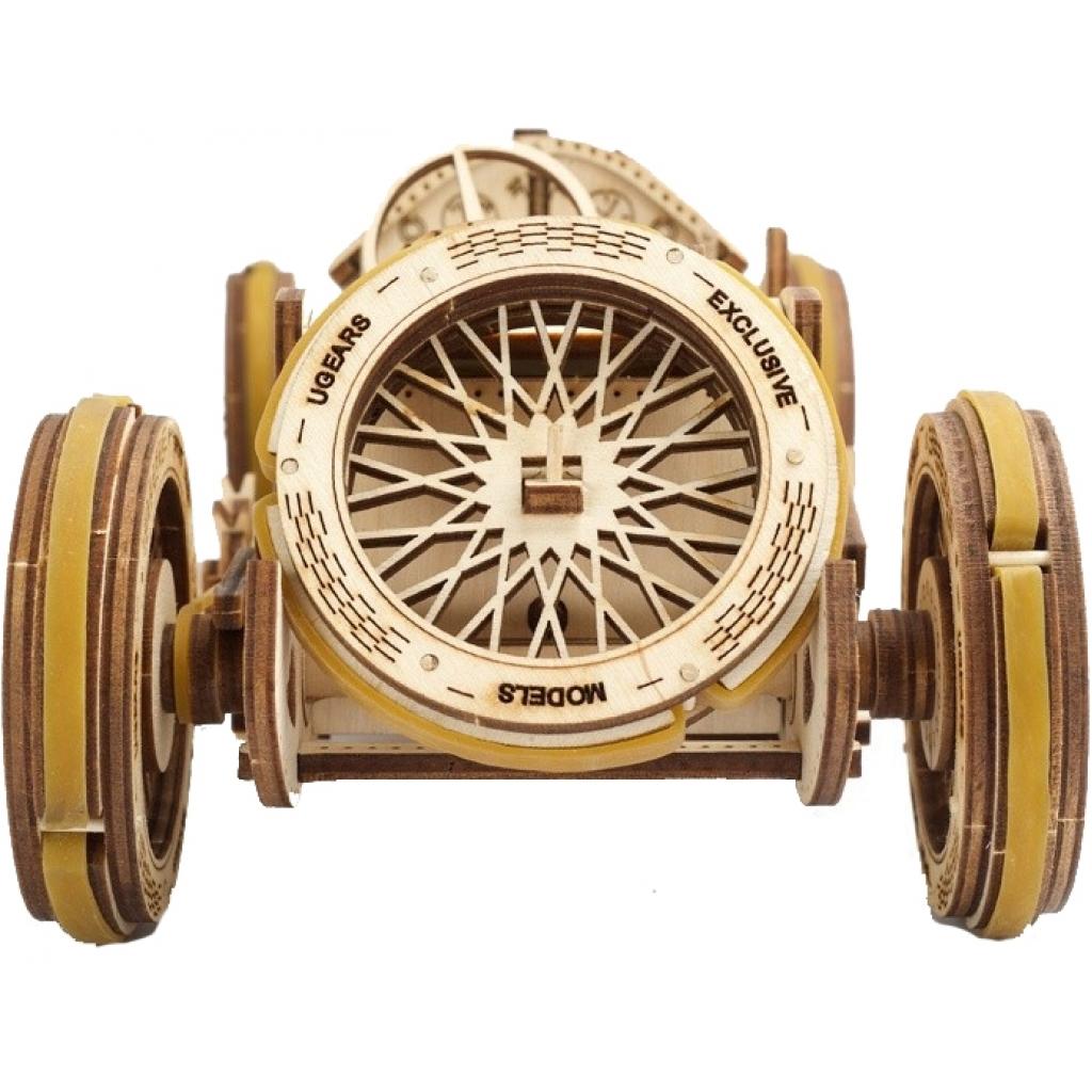 Збірна модель Ugears Спорткар U-9 Гран-прі (70044) - зображення 3
