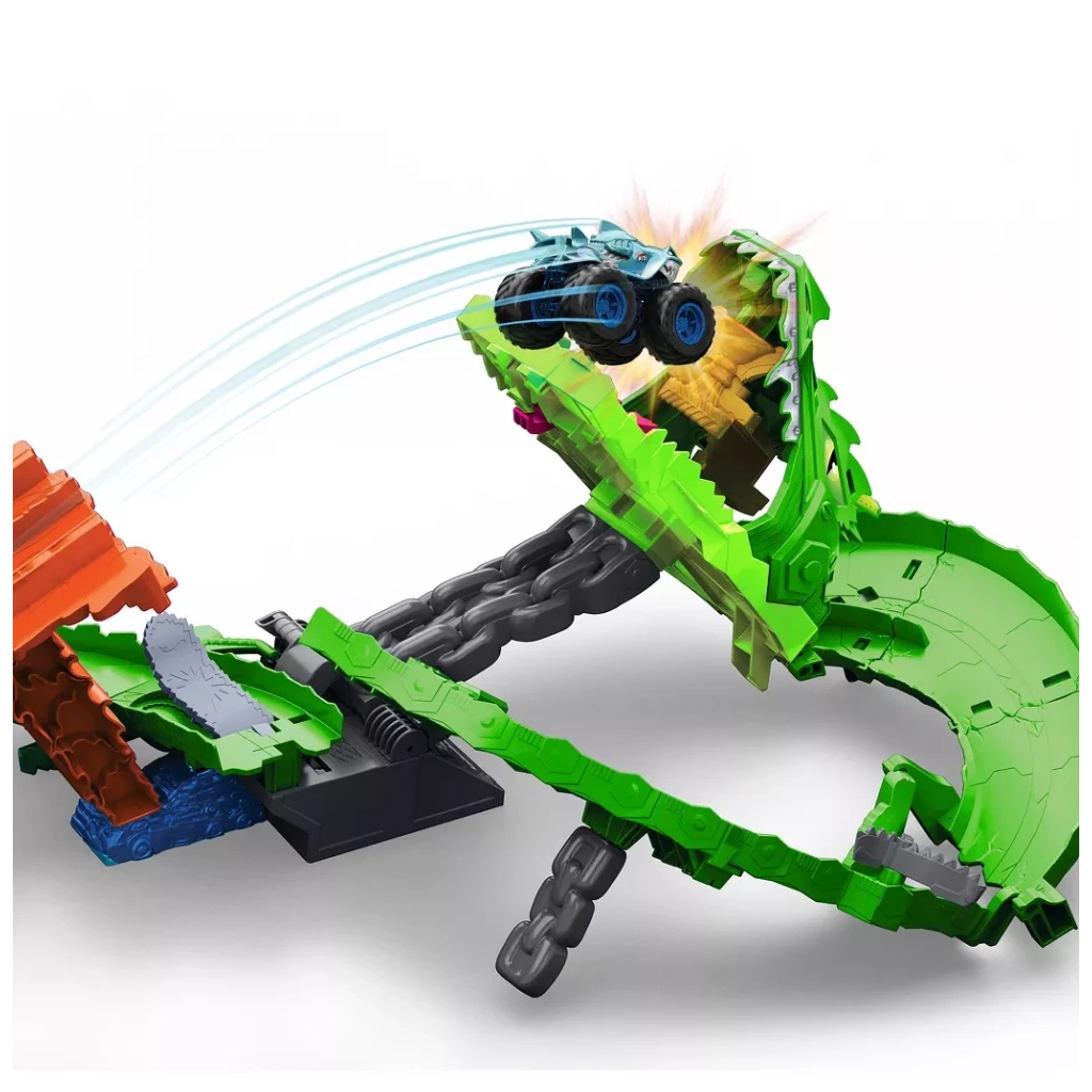 Автотрек Hot Wheels Атака вогняного дракона Monster Trucks (JFR06) - изображение 4