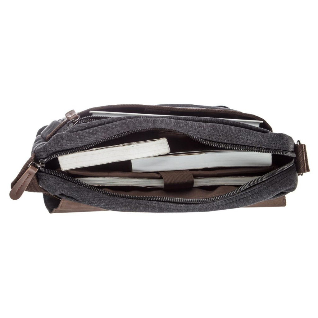 Сумка Vintage Текстильна Чорна (20088) - зображення 7