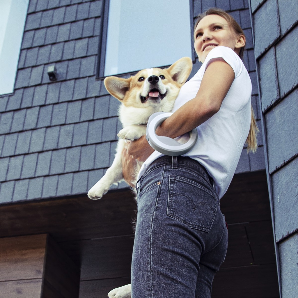 Повідець для собак WAUDOG R-leash світловідбиваюча стрічка XS-M до 40 кг 2.9 м білий (812715) - изображение 7