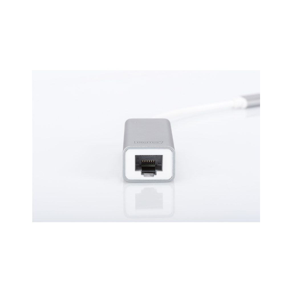 Перехідник USB-C to RJ45 Ethernet 1000Mbps Digitus (DN-3024) - зображення 3