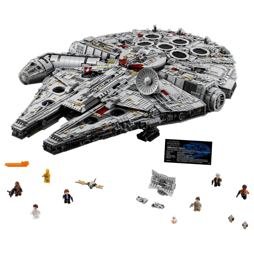 Конструктор LEGO Star Wars Сокол Тысячелетия Millennium Falcon 7541 деталь (75192) - зображення 2