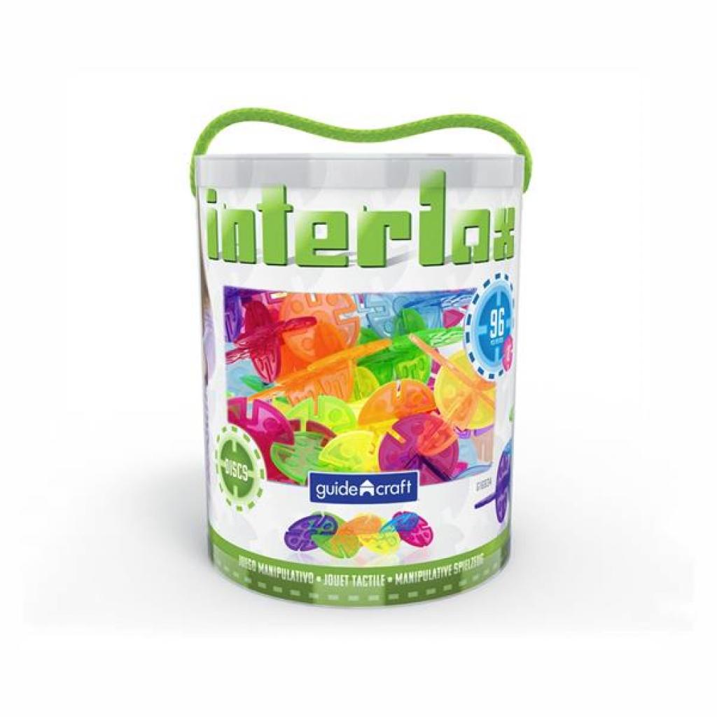 Конструктор Guidecraft Interlox Discs Диски 96 деталей (G16834) - зображення 10