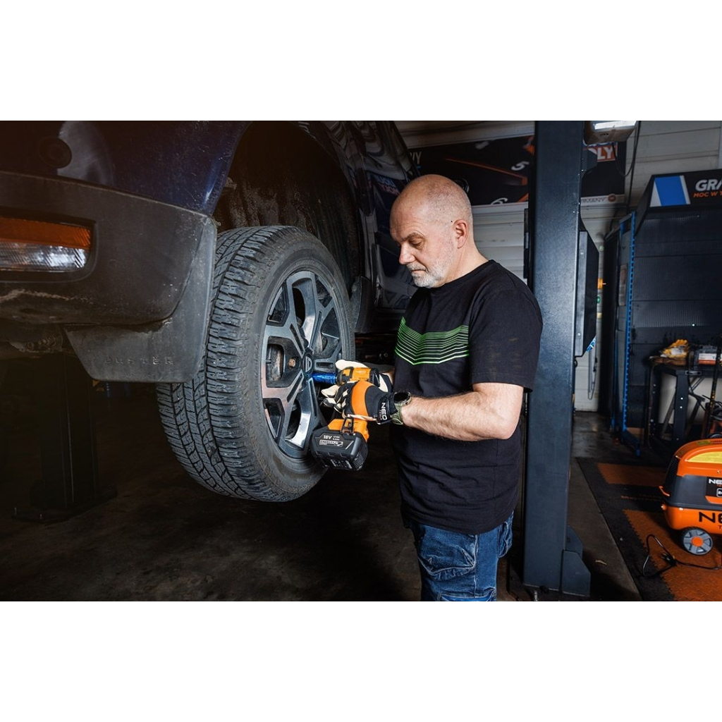 Гайковерт Neo Tools Energy+ 18V, безщітковий, 2500об/хв, 350Нм, 1/2", 3 швидкості, 1.1кг (без АКБ та ЗП) (04-613) - изображение 2