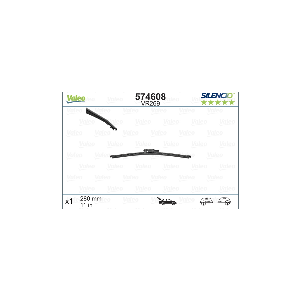 Щітка склоочисника Valeo 574608 - зображення 1