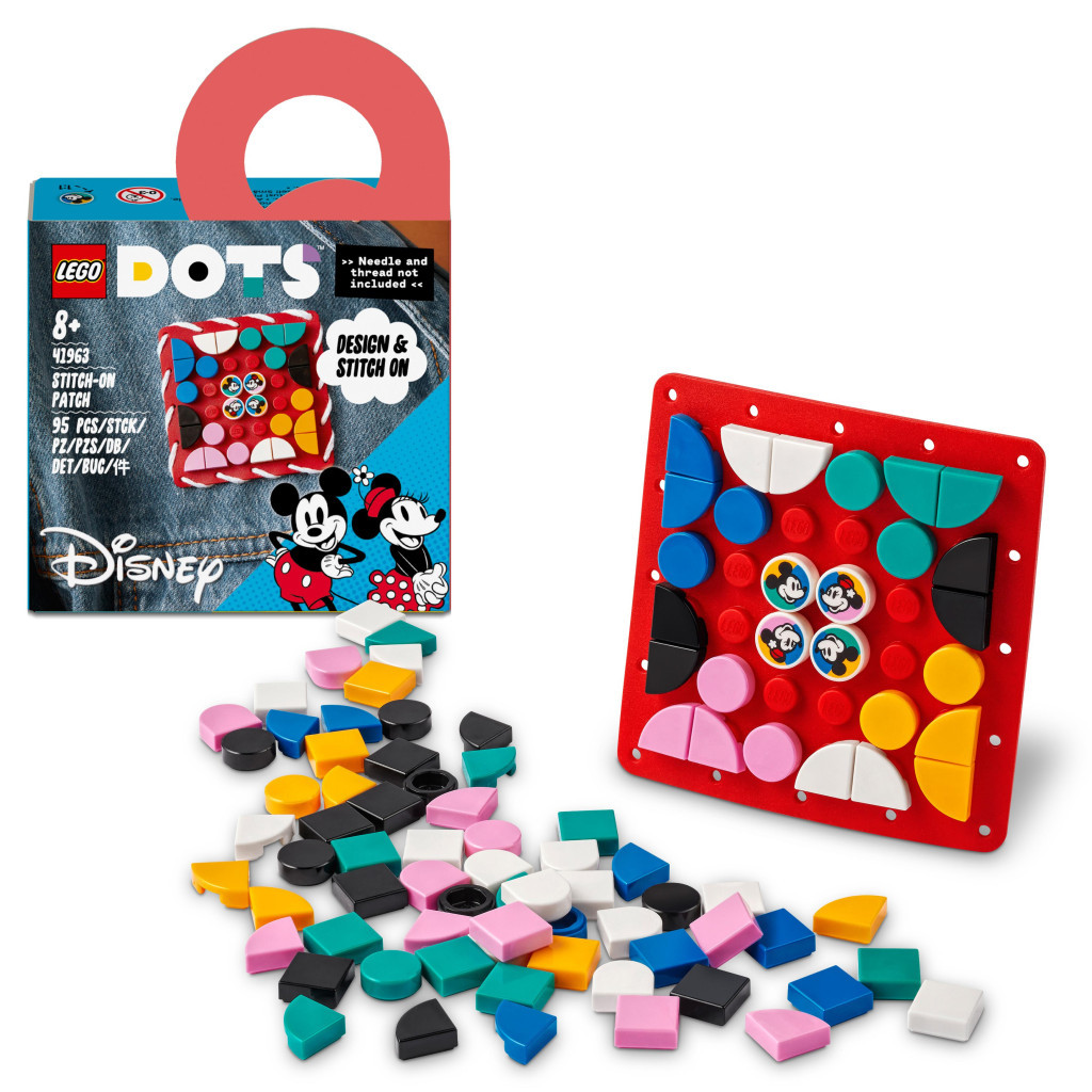 Конструктор LEGO DOTS Нашивка Міккі Маус та Мінні Маус 95 деталей (41963) - зображення 2