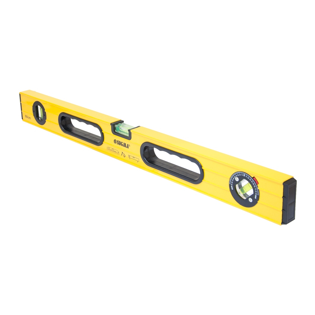 Рівень Sigma з поворотною капсулою, 2 рукоятки 60см (3723061) - зображення 2