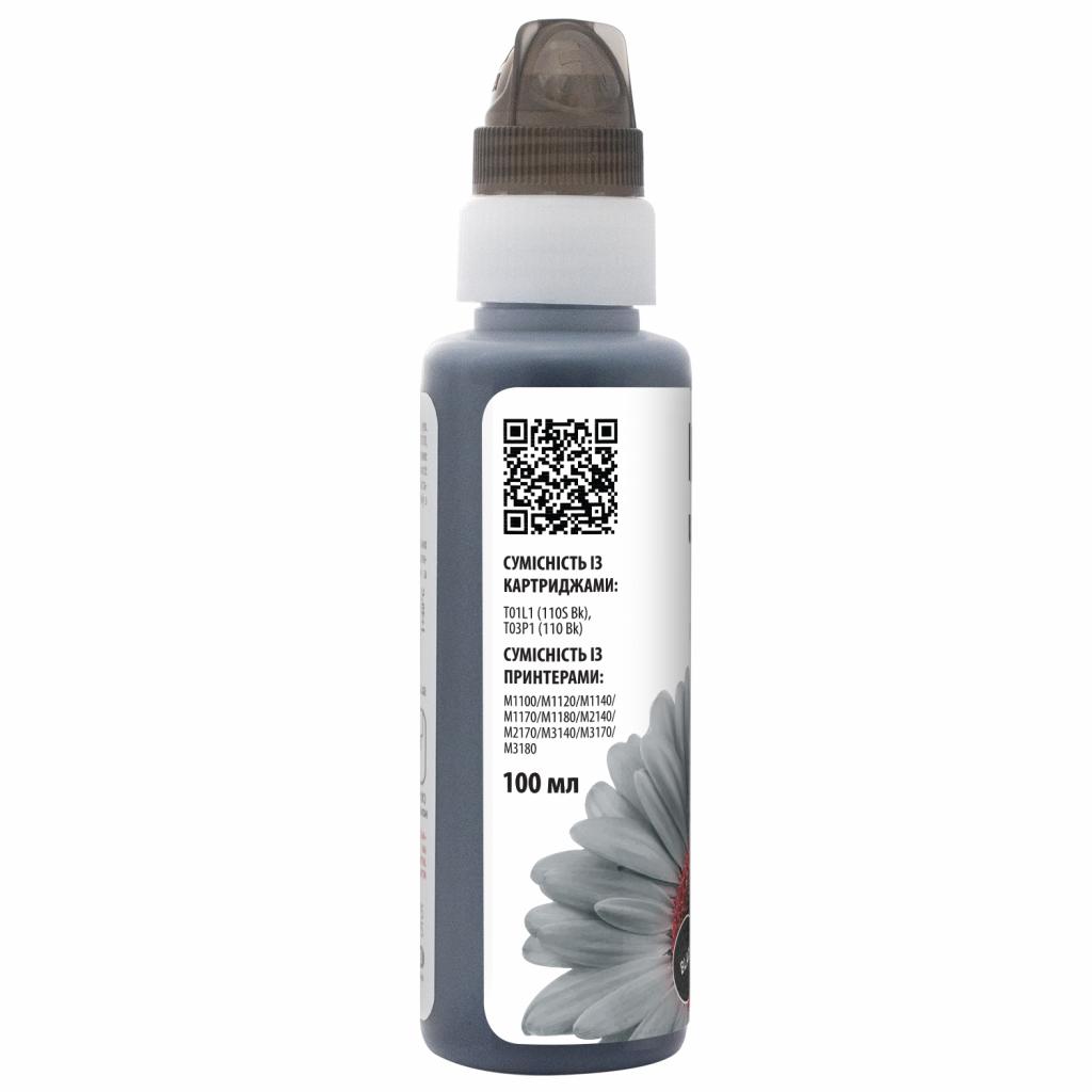 Чорнило Barva EPSON M1100/M3170 (110 Bk) BLACK Pigmented 100 мл OneKey (E110-724-1K) - зображення 2