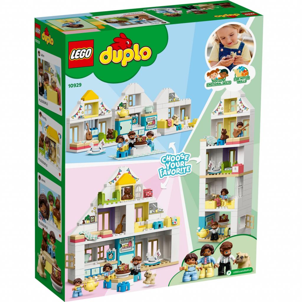 Конструктор LEGO DUPLO Town Модульний іграшковий будиночок 129 деталей (10929) - зображення 4