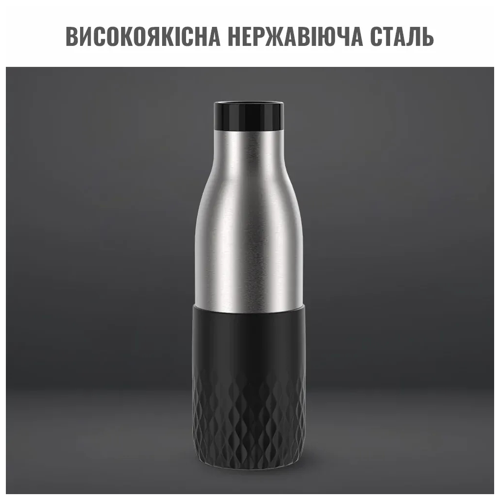 Термос Tefal Bludrop, 700мл, нержавіюча сталь, чорний (N3111110) - изображение 6