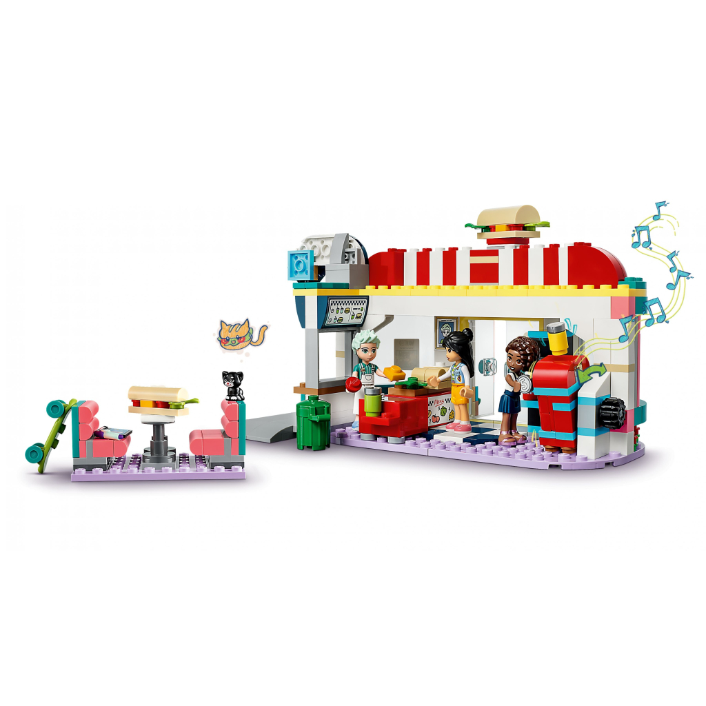 Конструктор LEGO Friends Хартлейк Сіті: ресторанчик в центрі міста 346 деталей (41728) - зображення 3