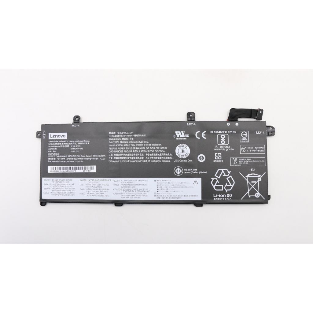 Акумулятор до ноутбука Lenovo ThinkPad T490/T14 L18L3P73, 4372mAh (51Wh), 3cell (A47548) - зображення 1