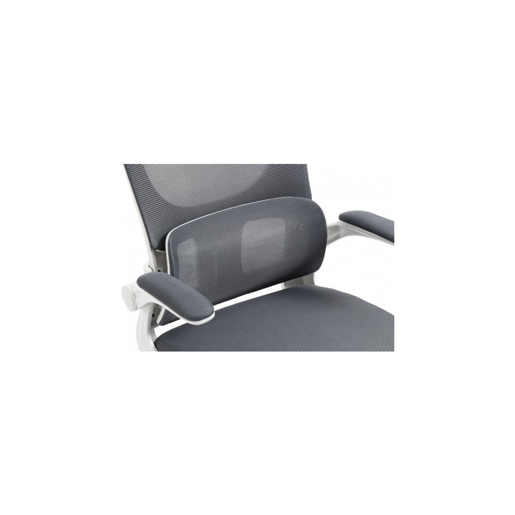 Офісне крісло GT Racer X-5728 White/Gray - зображення 9