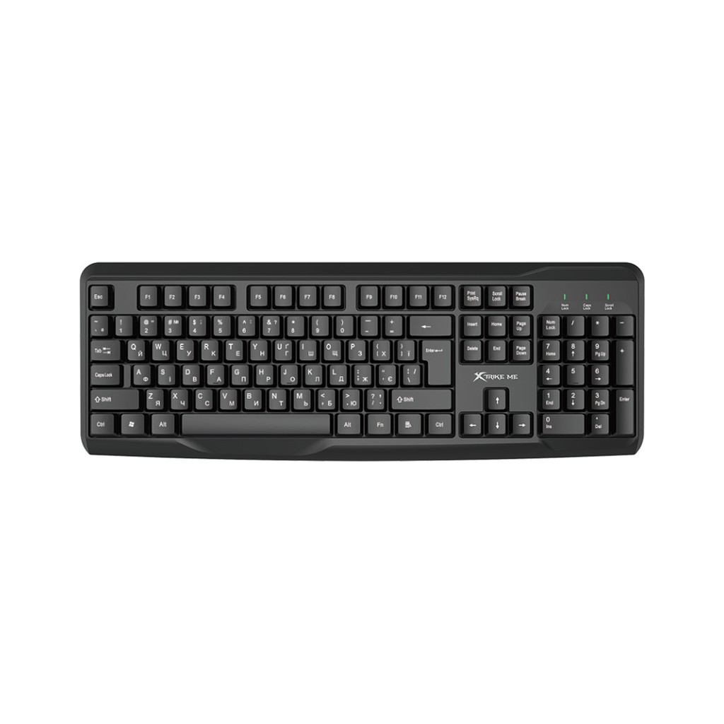Клавіатура Xtrike ME KB-229 USB UA Black (KB-229UA) - зображення 1