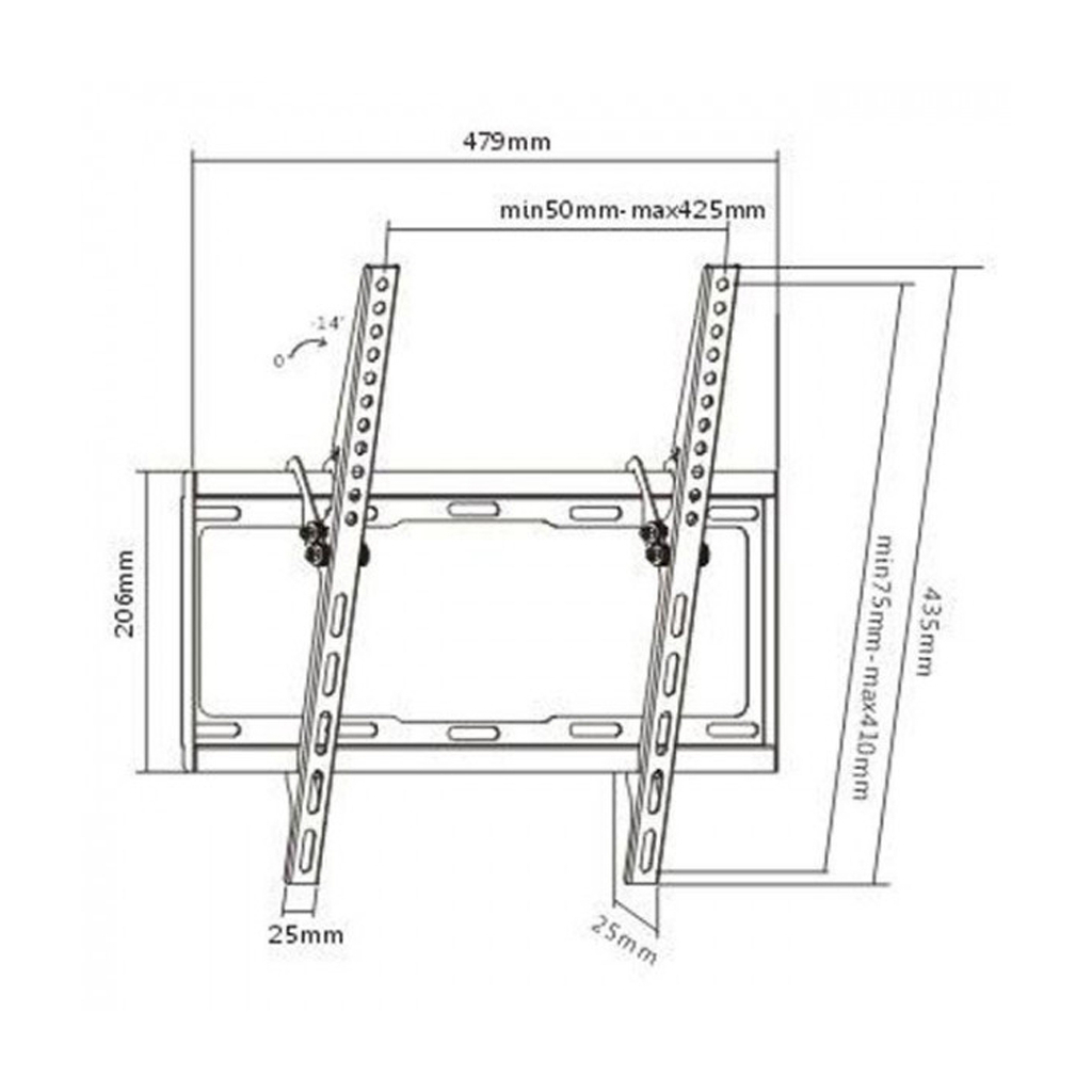 Кронштейн Brateck LP34-44T - зображення 5