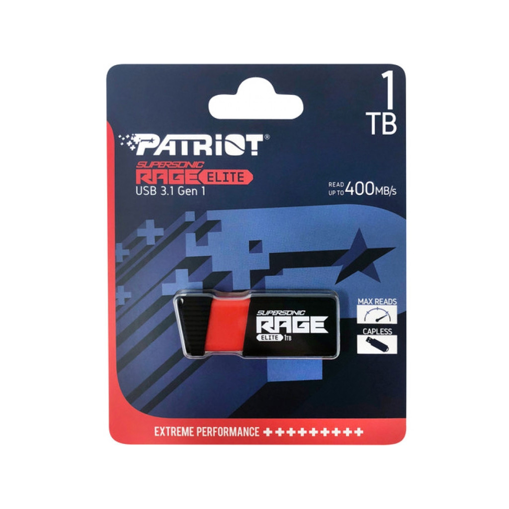 USB флеш накопичувач Patriot 1TB Supersonic Rage Elite USB 3.1 (PEF1TBSRE3USB) - зображення 4