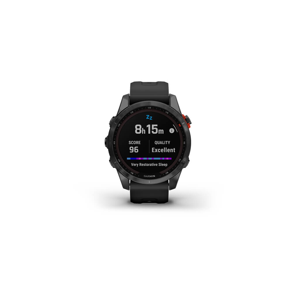 Смарт-годинник Garmin fenix 7S Solar, Slate Gray w/ Black Band, GPS (010-02539-13) - зображення 9