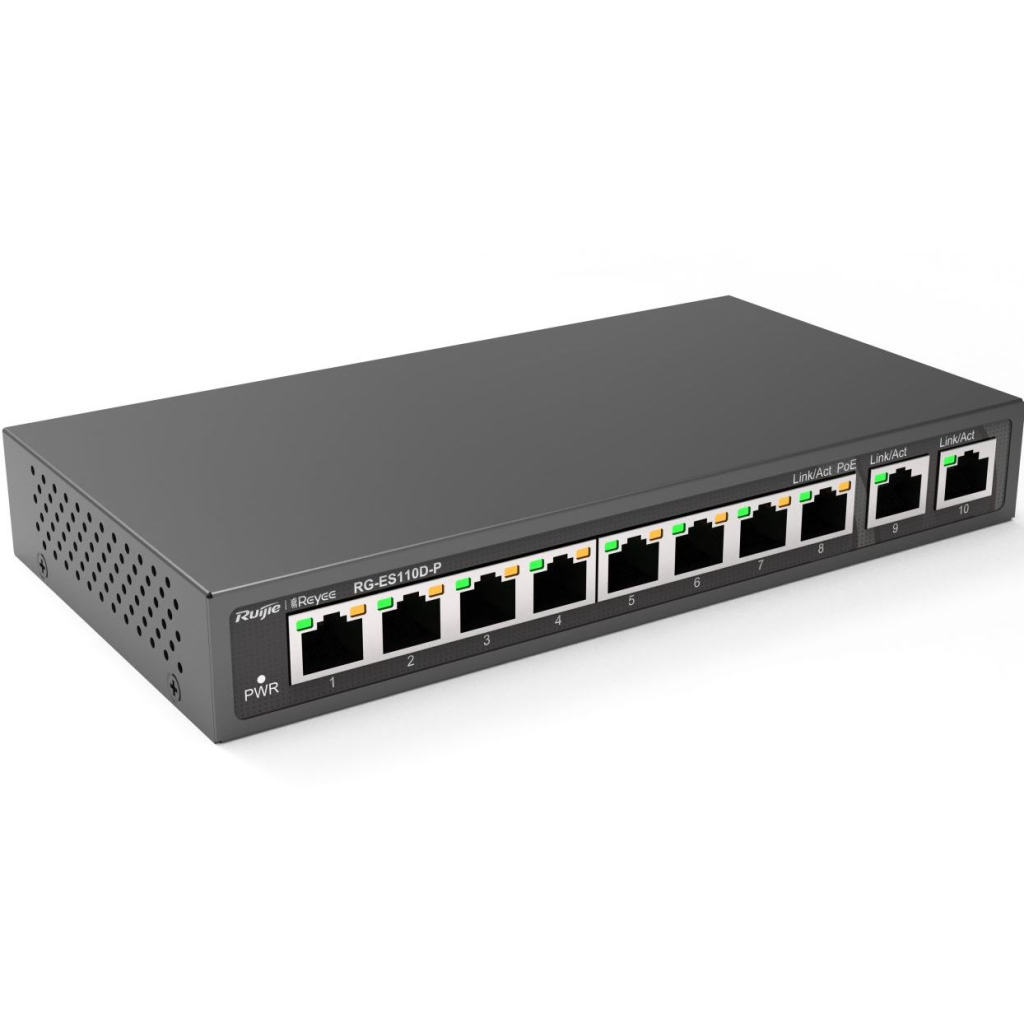 Комутатор мережевий Ruijie Networks RG-ES110D-P - зображення 3