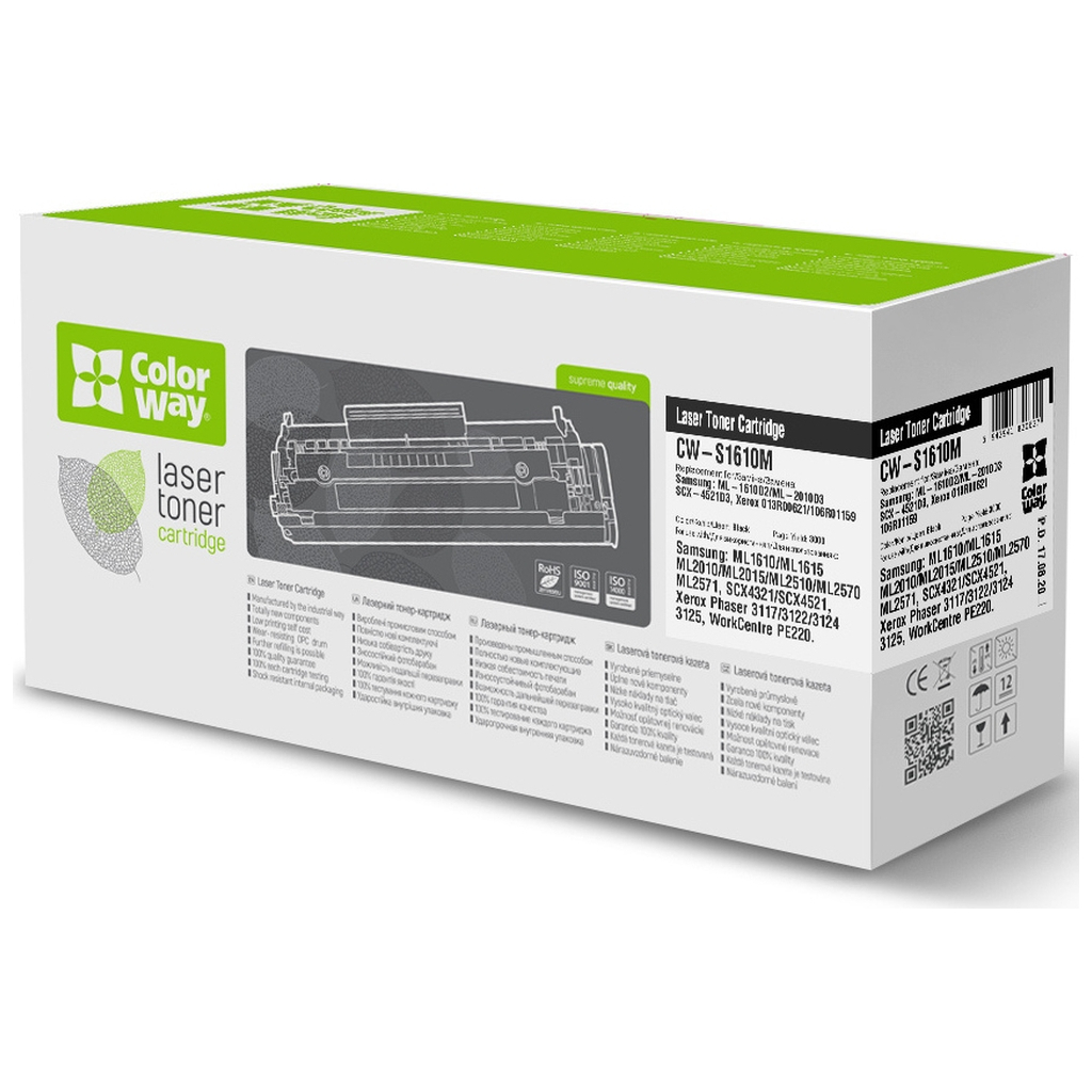 Картридж ColorWay для Samsung ML-1610D3/XEROX 3117 (CW-S1610N/CW-S1610M) - изображение 1