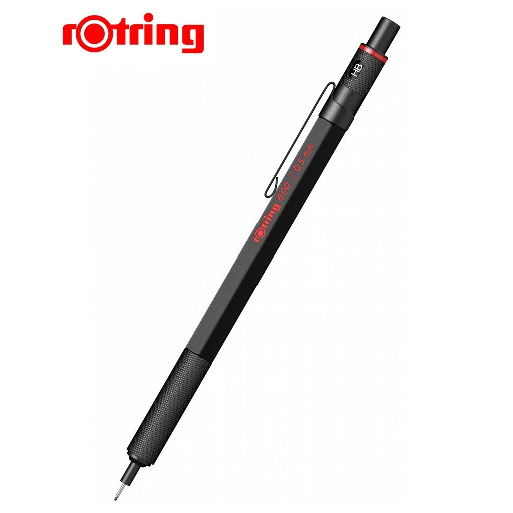 Олівець механічний Rotring Drawing ROTRING 600 Black PCL 0,5 (R1904443) - зображення 6