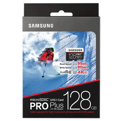 Карта пам'яті Samsung 128GB microSDXC class 10 UHS-I PRO PLUS (MB-MD128DA/RU) - зображення 5