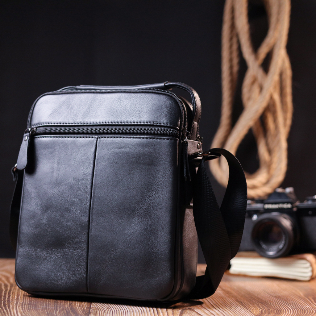 Сумка Vintage Чорна (20826) - зображення 10