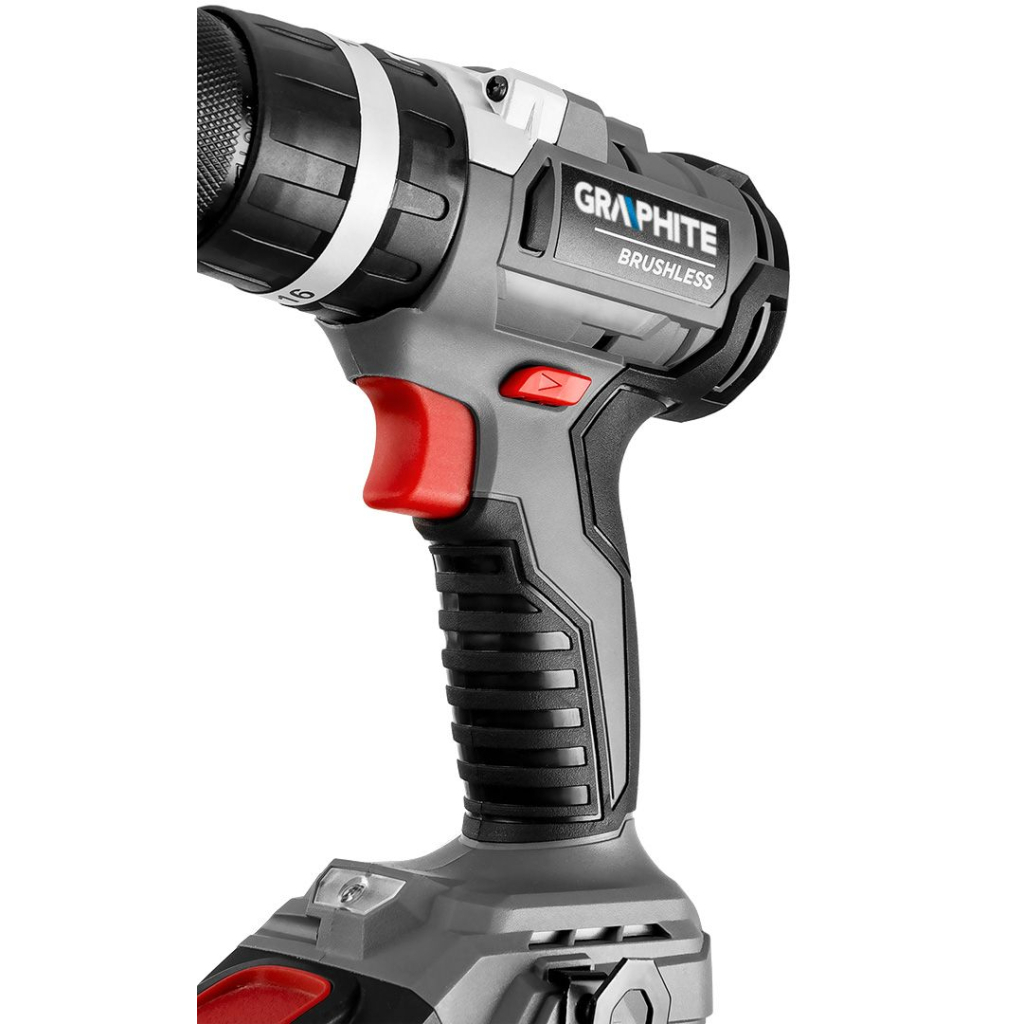 Шуруповерт Graphite Energy+ 18V безщітковий 58Нм, 3 шв., 0-500·0-1700об/хв (без АКБ та ЗП) (58G020) - изображение 8