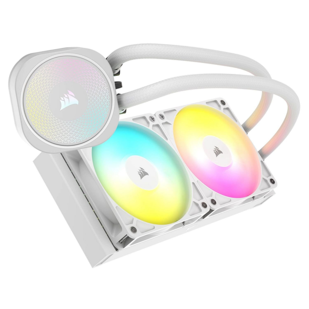 Система рідинного охолодження Corsair NAUTILUS 240 ARGB White (CW-9060094-WW) - зображення 2