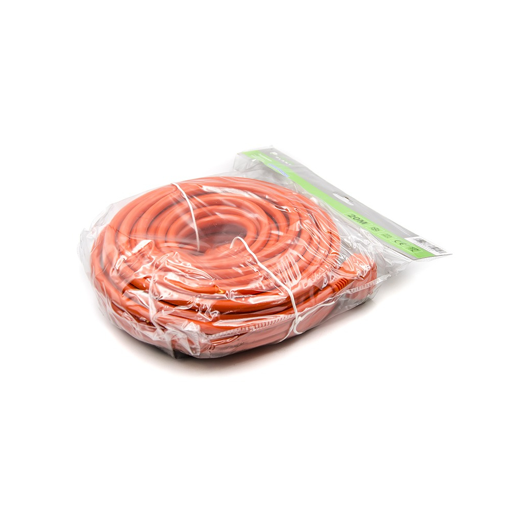 Мережевий подовжувач PowerPlant 20 м, 3x2.5мм2, 16А, морозостойкий (JY-3024/20) (PPCA16M20S1L) - зображення 3