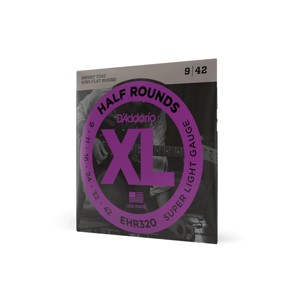 Струни для гітари D'Addario XL Half Rounds Super Light (09-42) (EHR320) - зображення 2