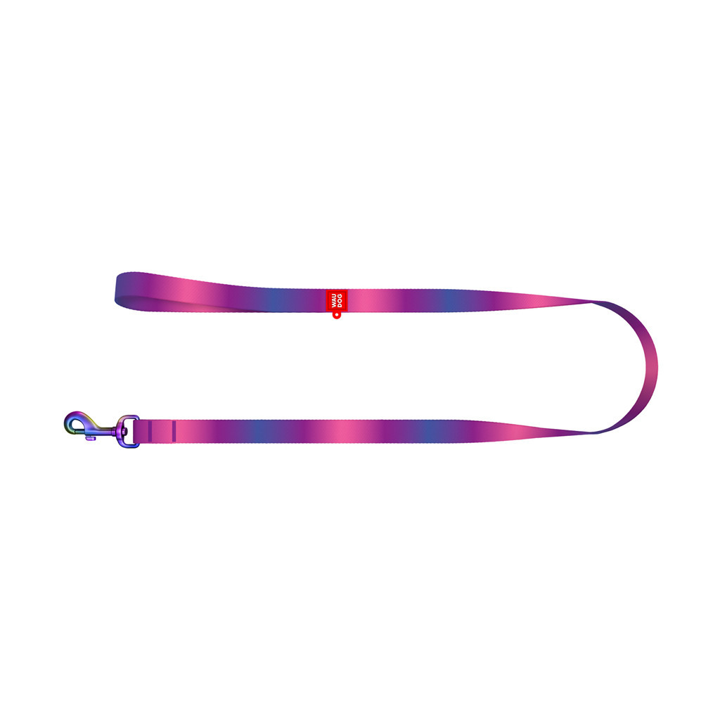 Повідець для собак WAUDOG Nylon Recycled градієнт S фіолетовий (46629) - зображення 2