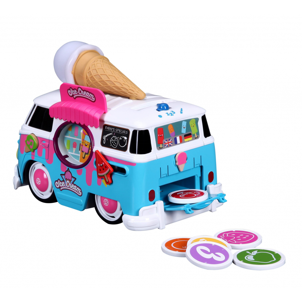 Машина Bb Junior Magic Ice Cream Bus VW Samba Bus (16-88610) - изображение 2