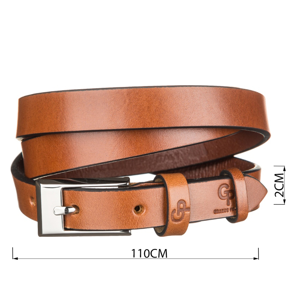 Ремінь Grande Pelle Жіночий Коричневий (11073) - зображення 4