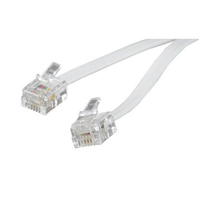 Патч-корд телефонний 3м RJ11 (6P4C) Cablexpert (TC6P4C-3M) - зображення 1