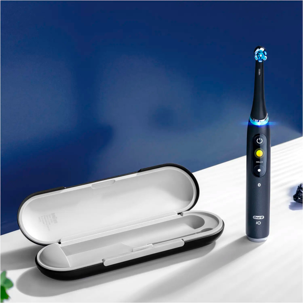 Електрична зубна щітка Oral-B IOM9.1B2.2AD Black Onyx - зображення 7