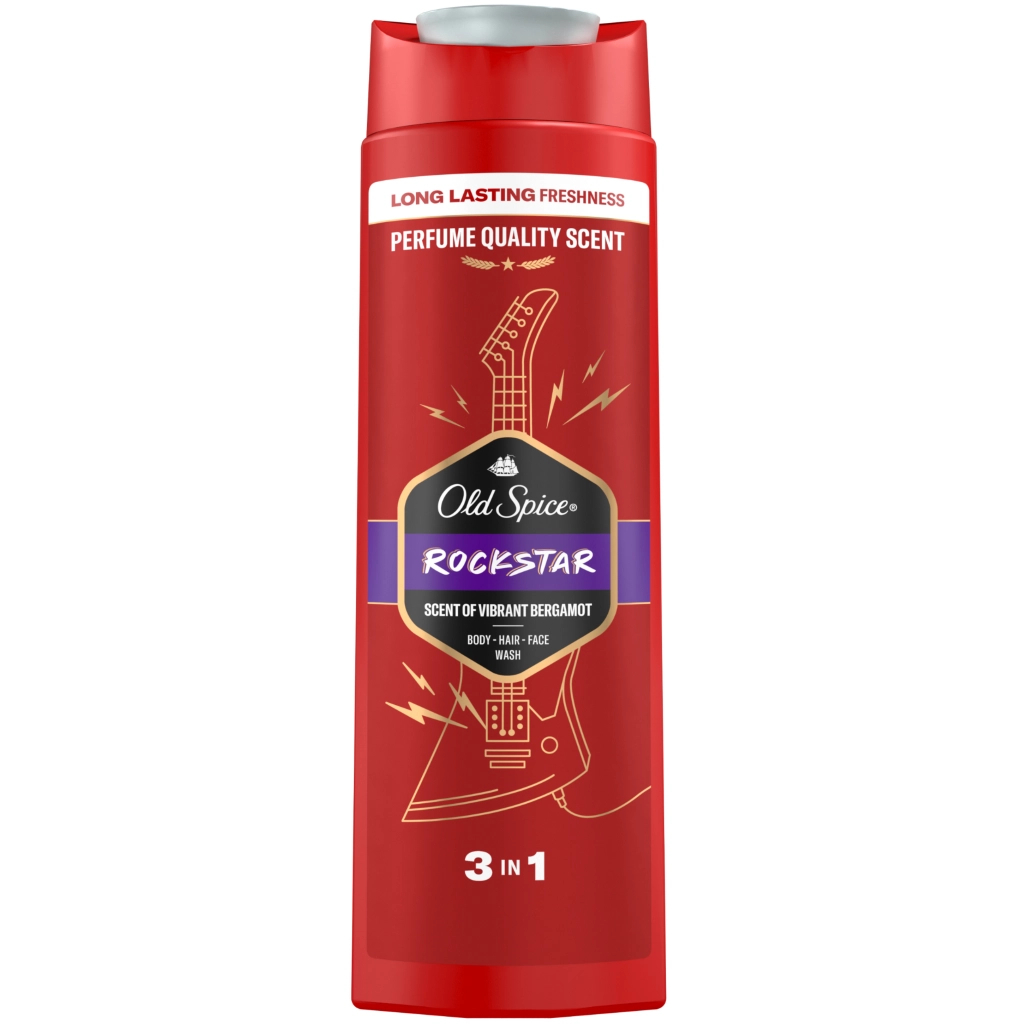 Гель для душу Old Spice 3-в-1 Rockstar 400 мл (8700216232746) - изображение 2