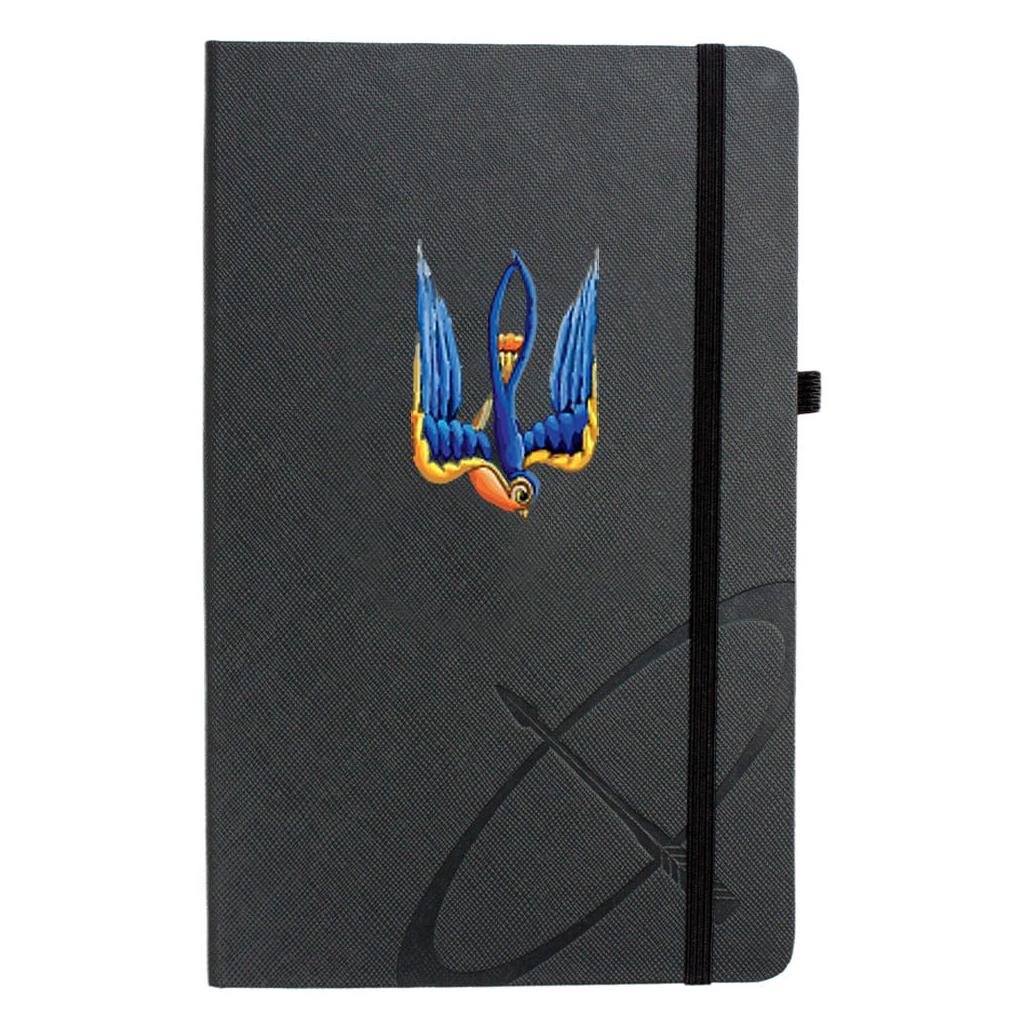 Ручка кулькова Parker IM 17 UKRAINE Black GT BP Тризуб-Ластівка + блокнот Parker + подар.упаковка GIFT24 (22032b24_T1230u) - изображение 7